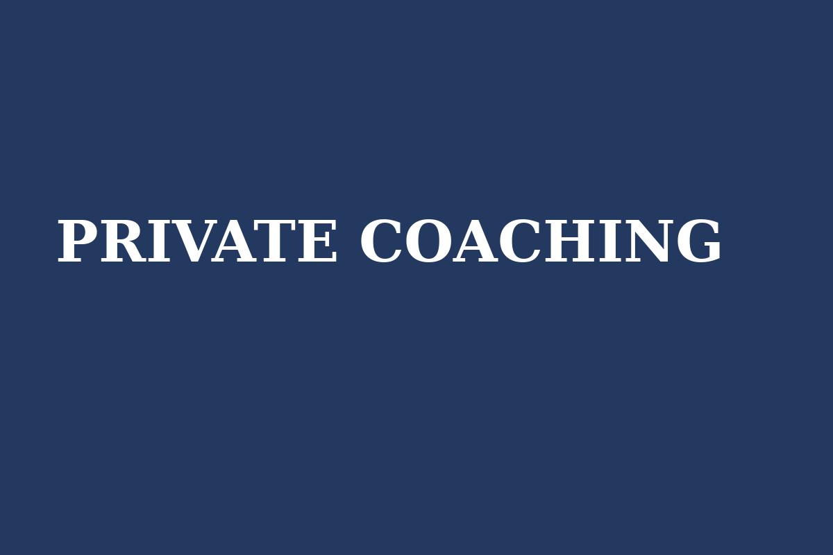 Private Coaching